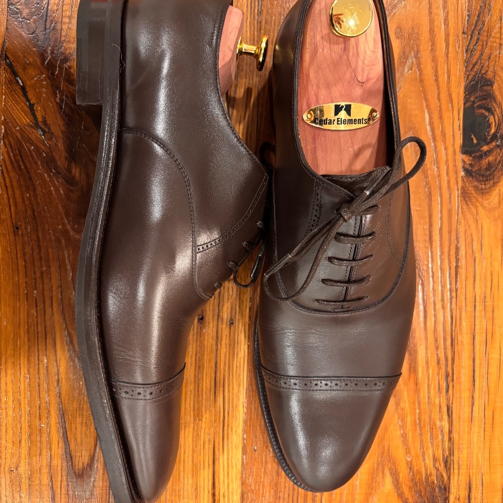 John Lobb men’s Oxfords shoes UK 9.5 (converts to US 10 or 10.5) - Picture 2 of 6